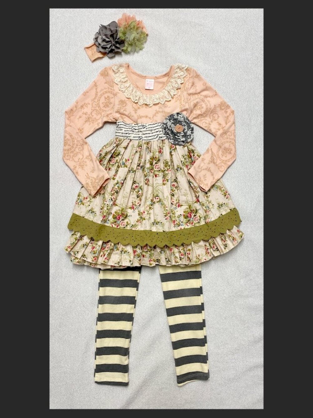 Giggle Moon Tree of life set with matching headband